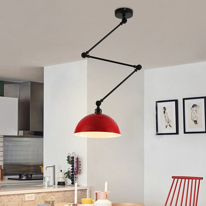 Minori Extendable Domed Pendant Light