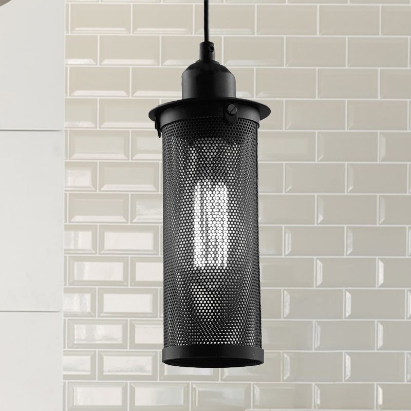 Sanna Industrial Metal Pendant Light Rust