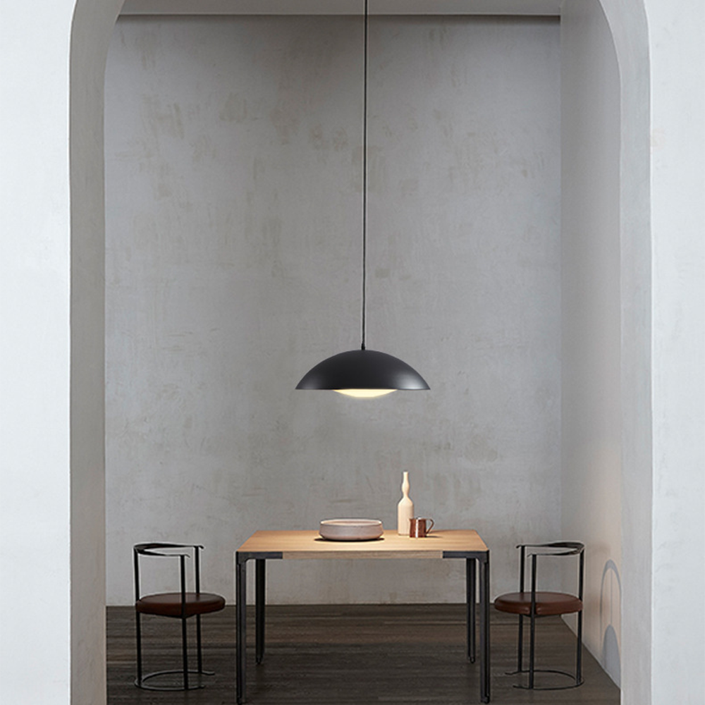 Hailie Modern Minimalist Pendant Light Metal Dining Room