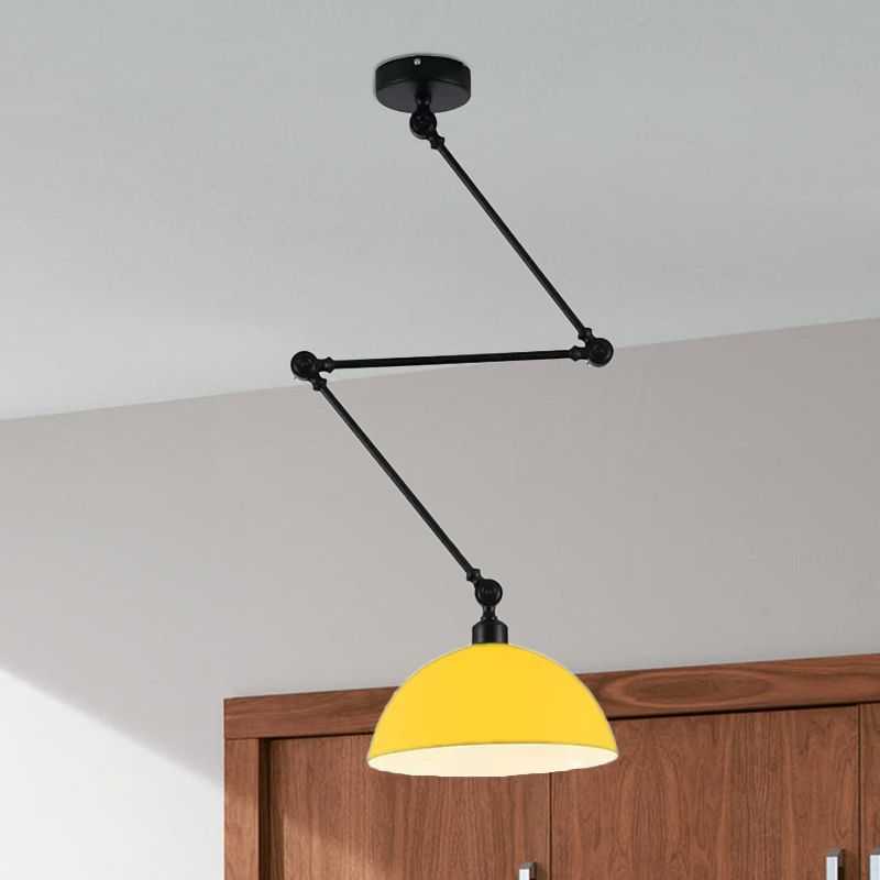 Minori Extendable Domed Pendant Light