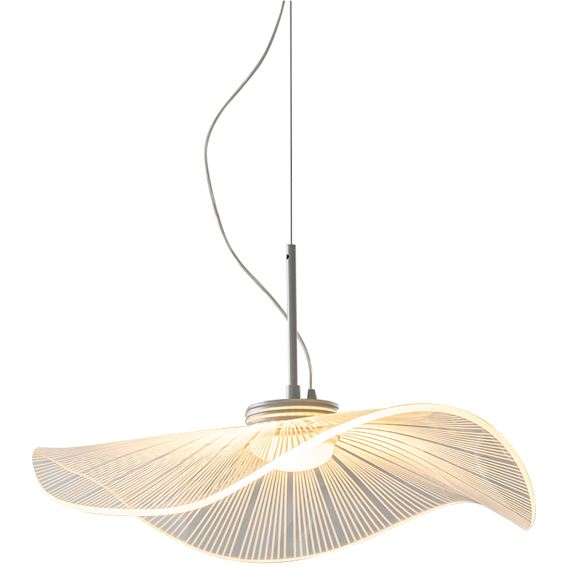 Renée Design Lotus Leaf Metal Acrylic LED Pendant Light Bedroom