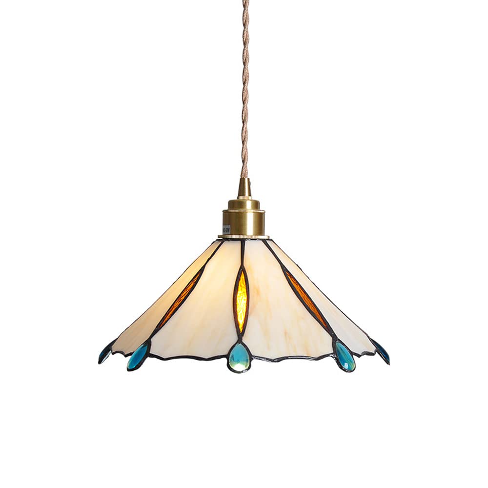 Eryn Vintage Pendant Light Metal/Glass Bedroom/Living Room/Hallway