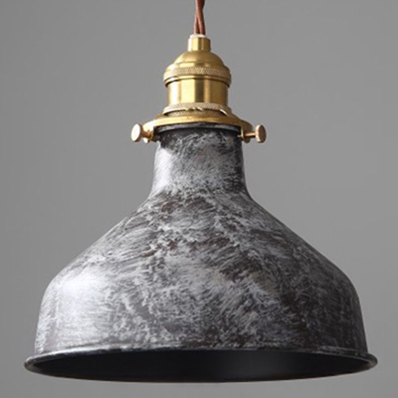 Alessio Aged Rusty Vintage Rustic Finish Pendant Light, 3 Style