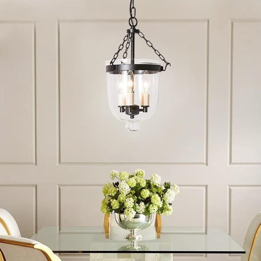 Alessio Industrial Candle LED Pendant Light Dining Room