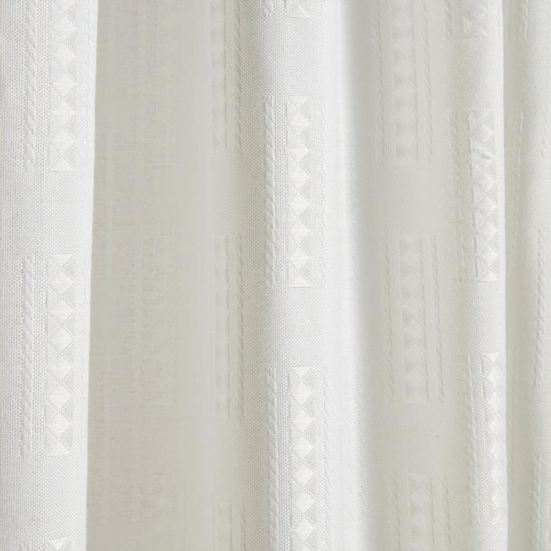 Nila	Bohemian Semi Sheer Curtains Pleated