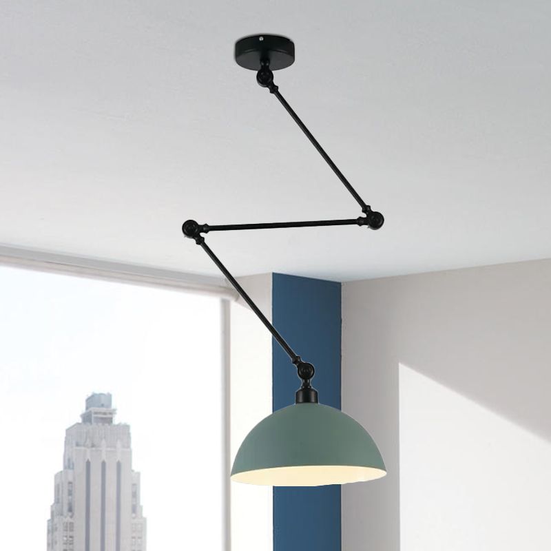 Minori Extendable Domed Pendant Light