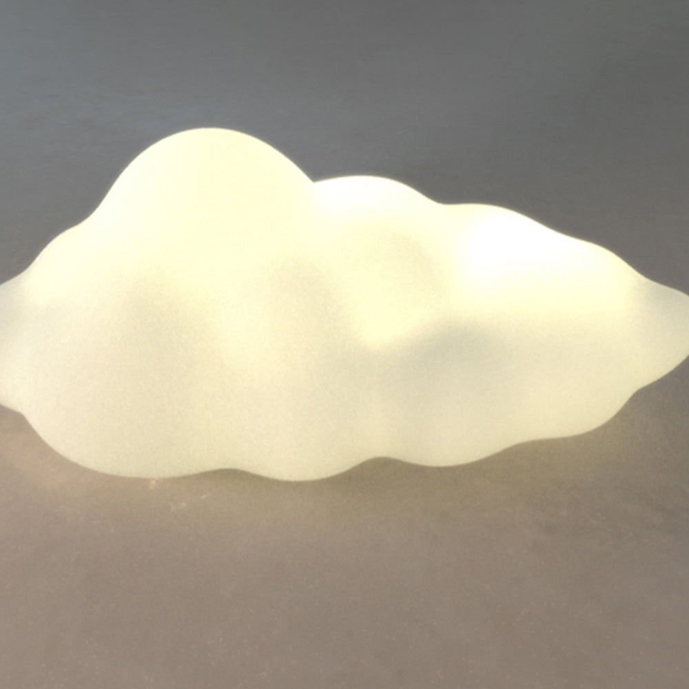 Minori Art Deco Rechargeable Cloud Acrylic Outdoor Light, White