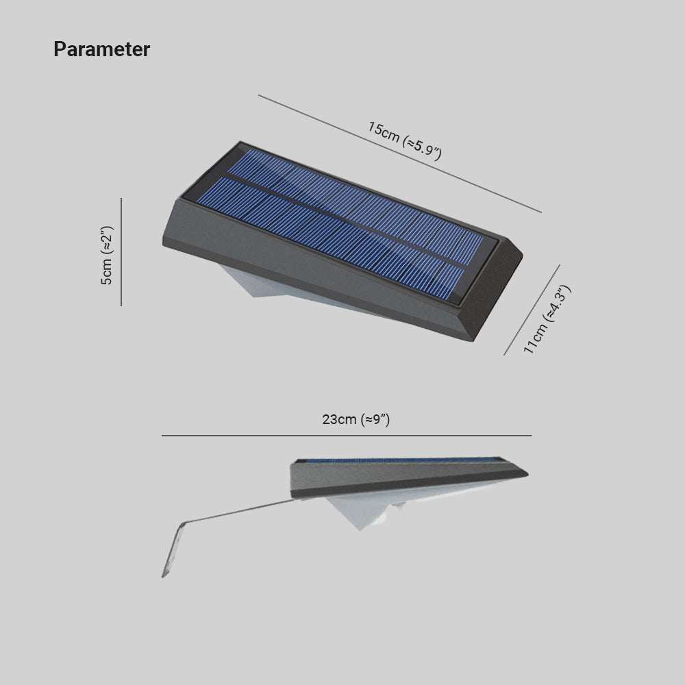 Orr Solar Outdoor Wall Lamp Motion Sensor 18 LED For Garden
