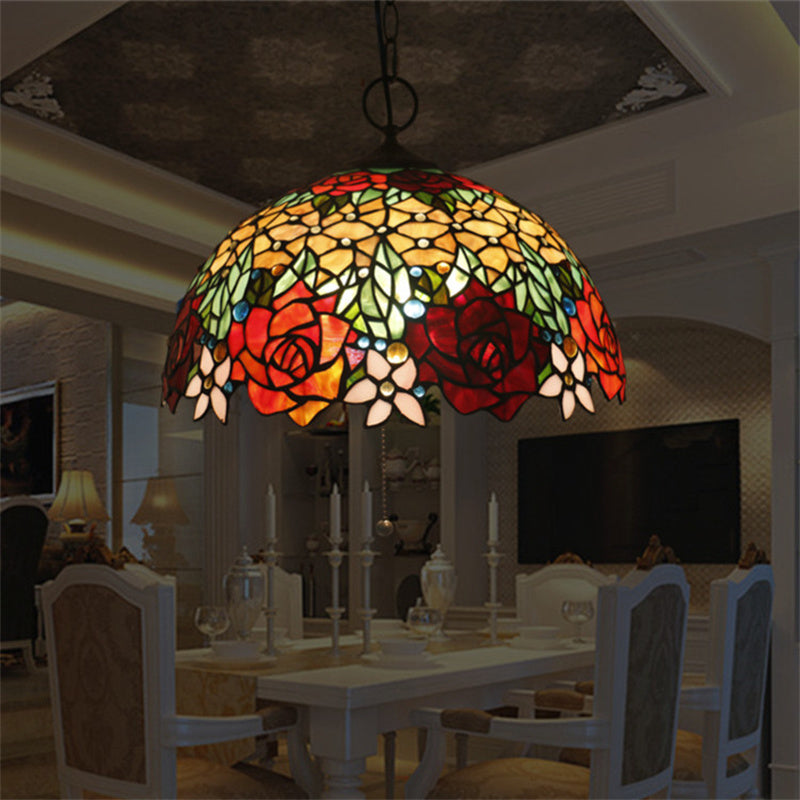 Eryn Vintage Luxury Pendant Light Glass Colorful Glass Living Room