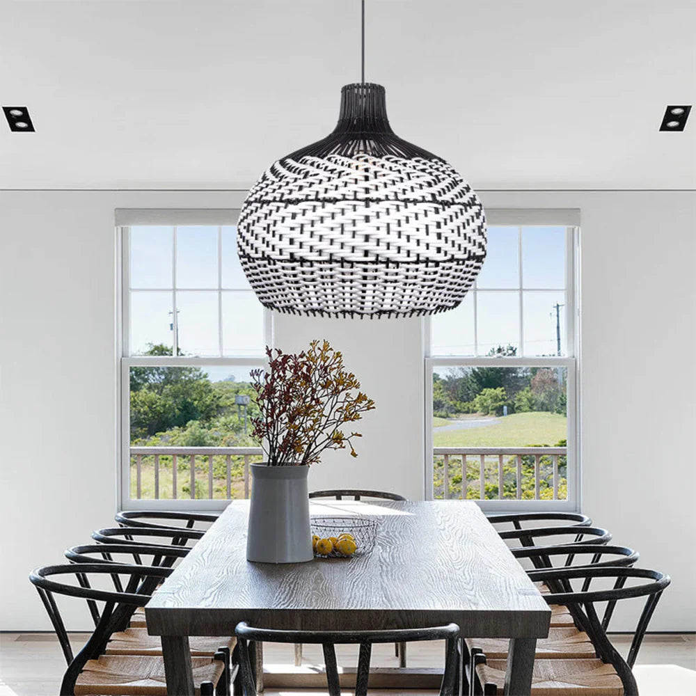 Ritta Modern LED Pendant Light Rattan Dining Room/Living Room