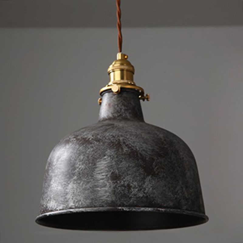 Alessio Aged Rusty Vintage Rustic Finish Pendant Light, 3 Style