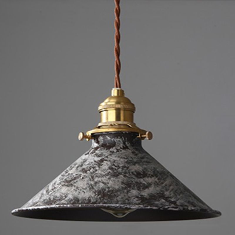 Alessio Aged Rusty Vintage Rustic Finish Pendant Light, 3 Style