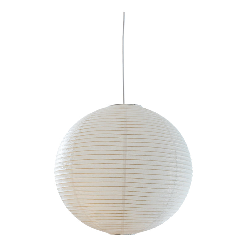 Ritta Wabi-Sabi Globe Metal Paper LED Pendant Light Living Room Bedroom