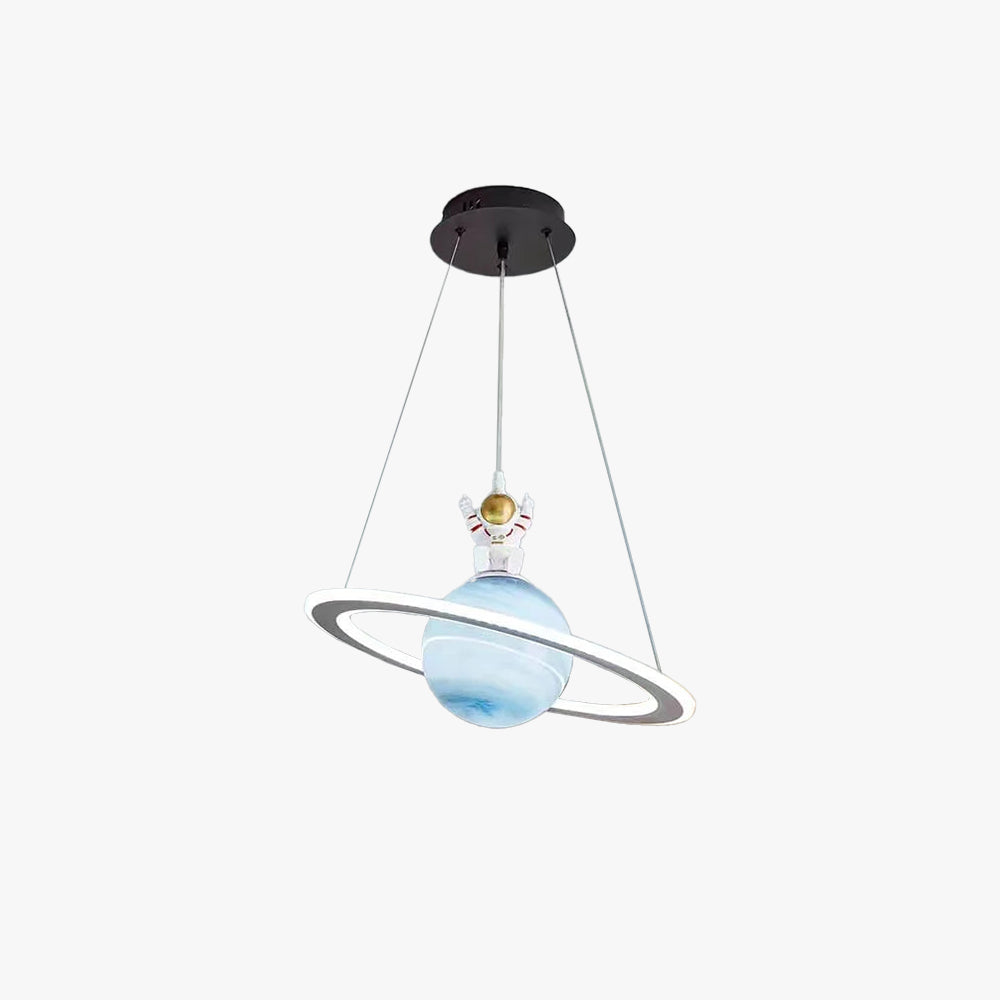 Fateh Designer LED Pendant Light Star Blue Orange Children's Room