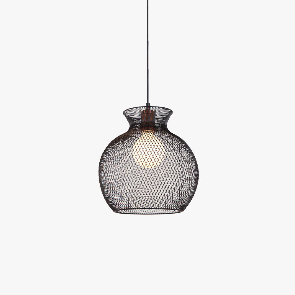 Herbert Special LED Pendant Light Black Metal Living Room/Bedroom