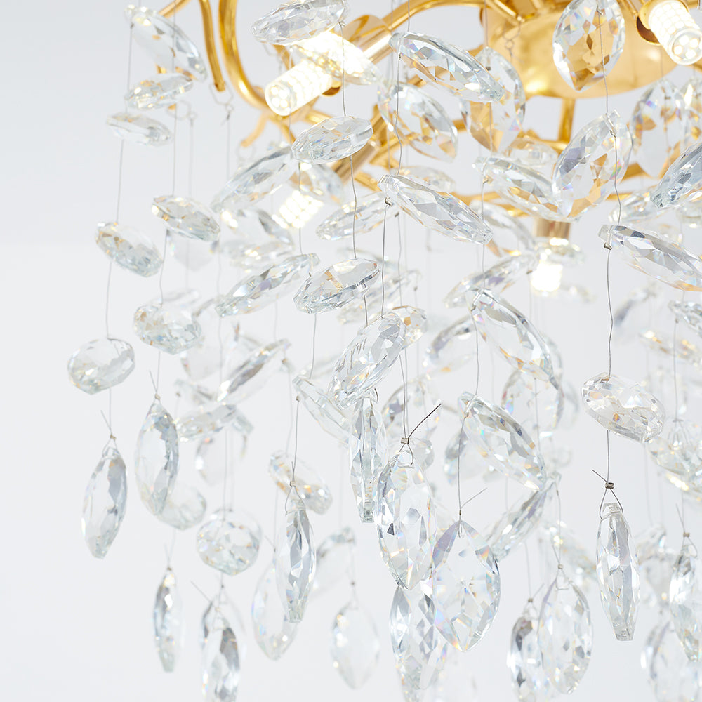 Marilyn Contemporary Glass Crystal Chandelier