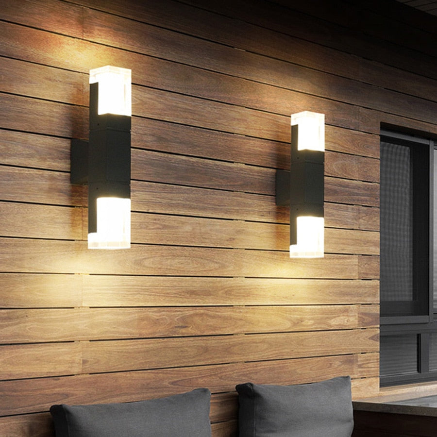 Orr Outdoor Waterproof Wall Lamp, Steady/Sensor Lights, 4 Style