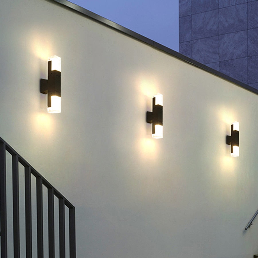 Orr Outdoor Waterproof Wall Lamp, Steady/Sensor Lights, 4 Style