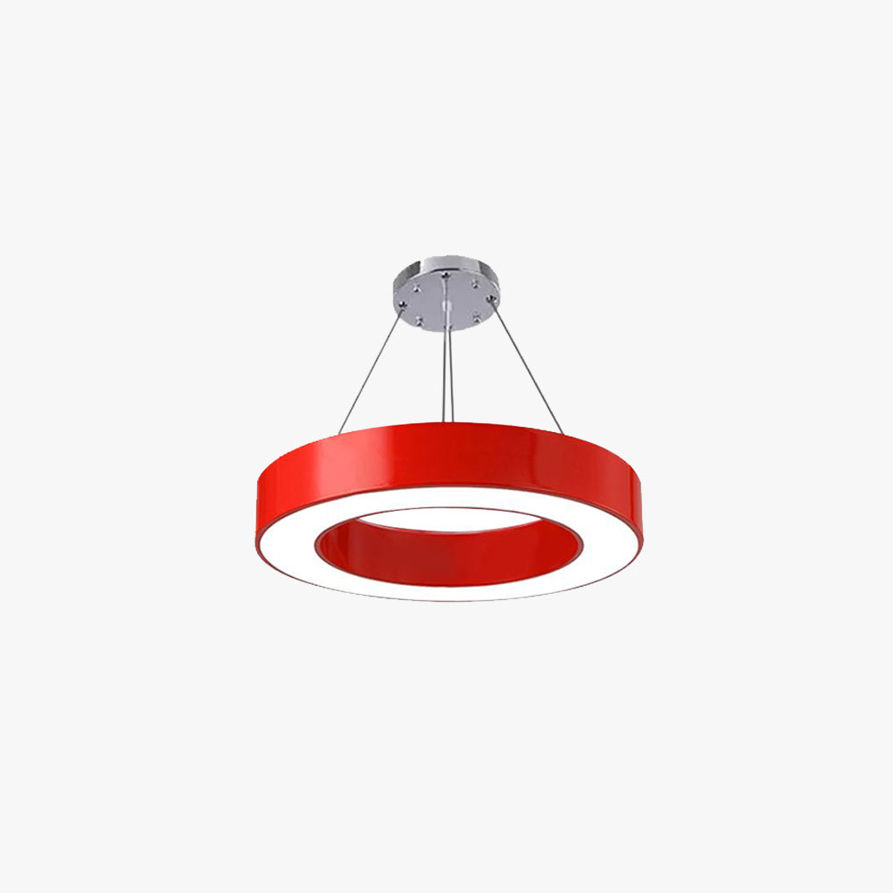 Morandi O Shape Modern Simple Pendant Light, 4 Color