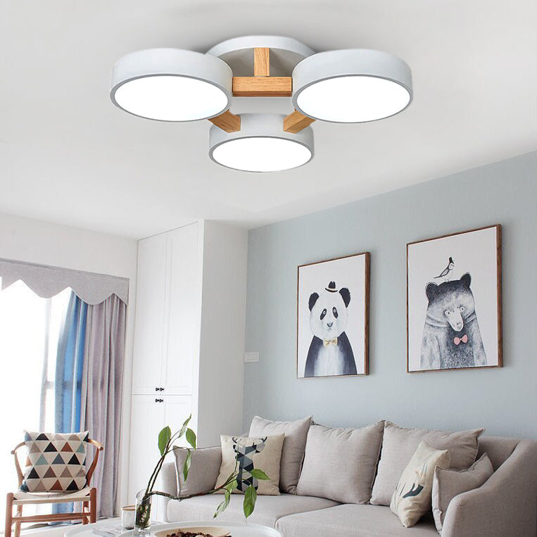 Minori Nordic Minimalist Flush Mount Ceiling Light