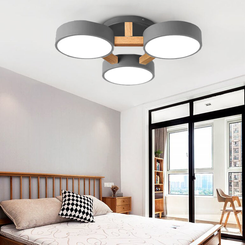 Minori Nordic Minimalist Flush Mount Ceiling Light