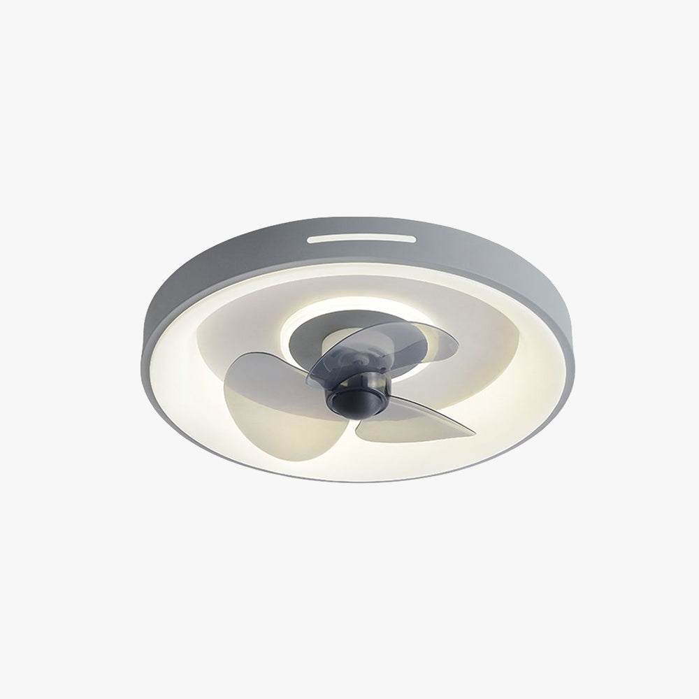 Quinn Ceiling Fan with Light, Round/Square