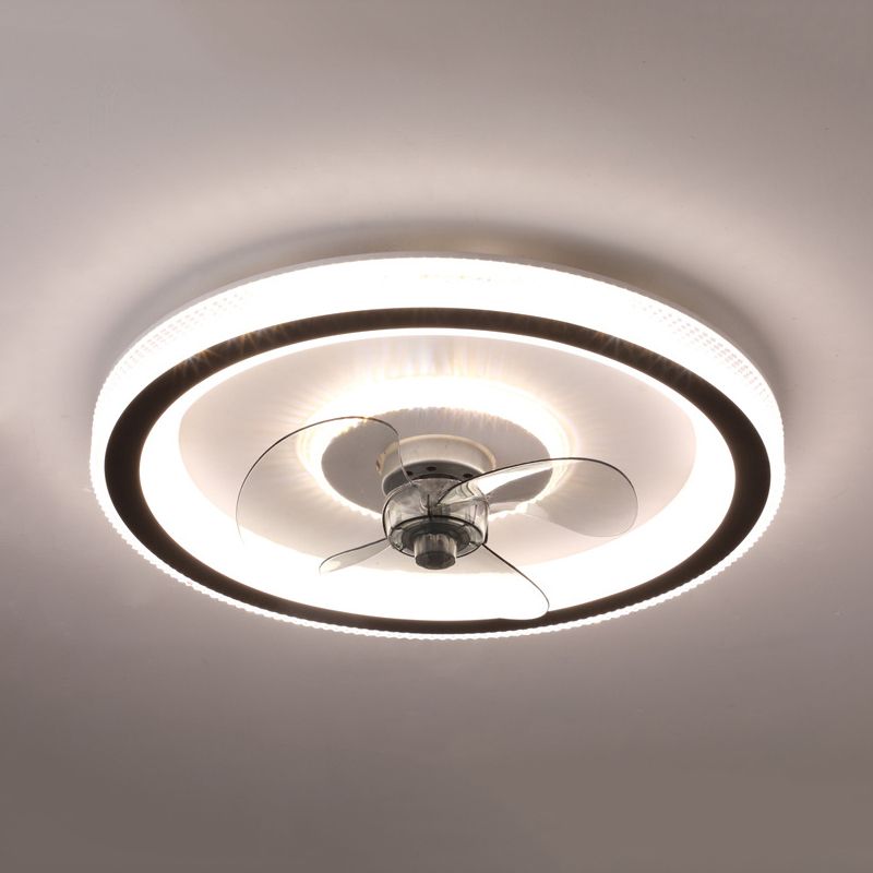 Kirsten 3-Blade Ceiling Fan with Light, 19.5"