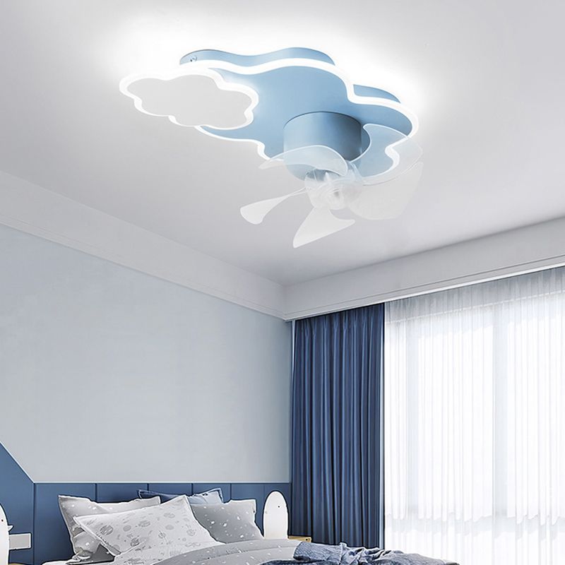 Minori Cloud Ceiling Fan with Light, 3 Color, 23"/21.5''