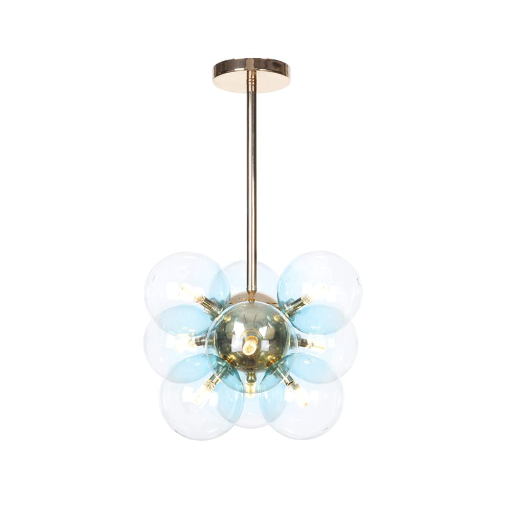 Valentina Minimalism Round Pendant Light Metal/Glass Bedroom