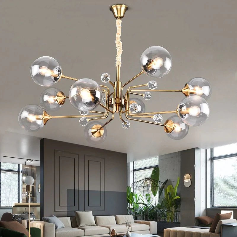 Valentina Nordic Modern Chandelier Metal Living Room