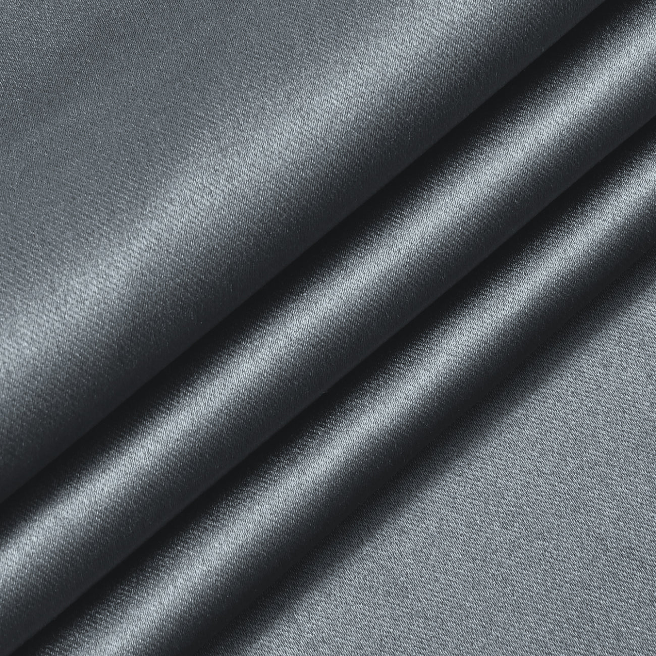 Modern Velvet Solid Color Blackout Thermal Curtains, Dark Gray/Beige