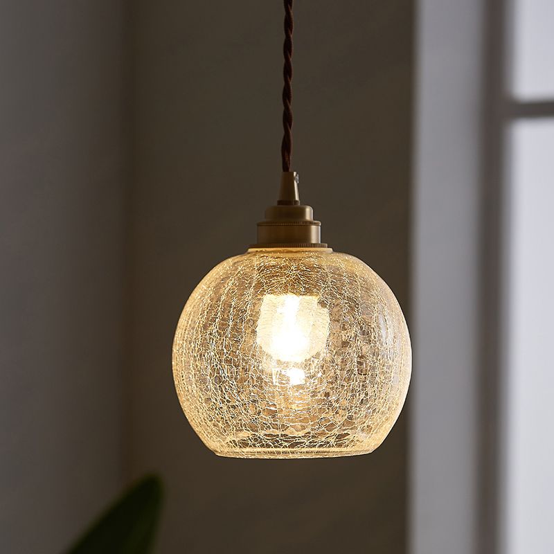 Hailie Retro Luxury Clear Glass Pendant Light