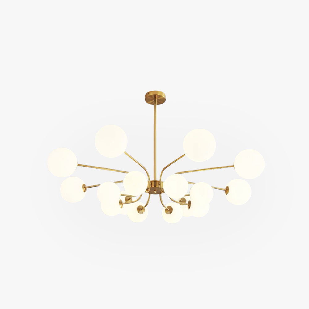 Valentina Modern LED Chandelier Chrome/Gold Living Room/Bedroom
