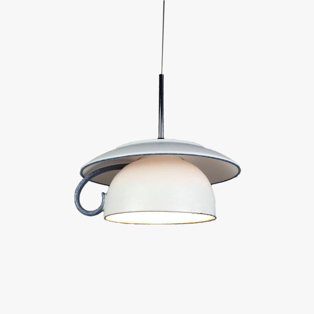 Hailie Nordic Cup Ceramic LED Pendant Light Bedroom