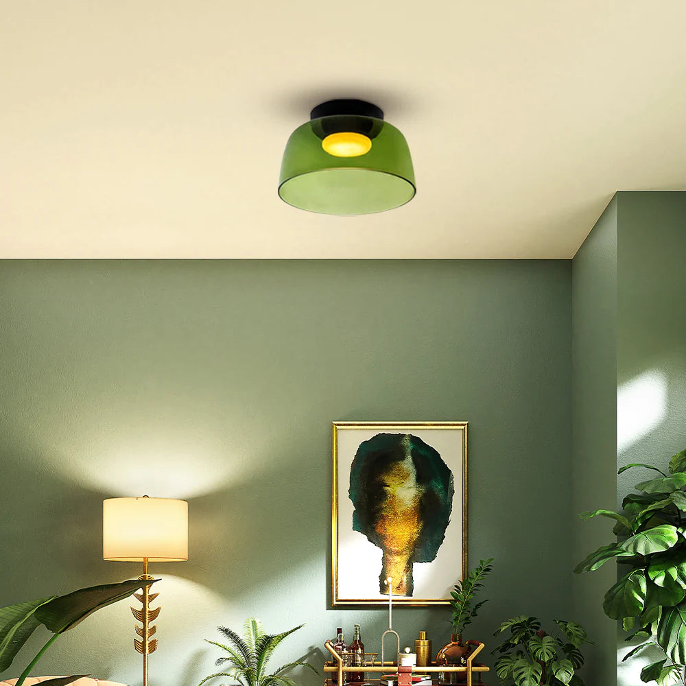Morandi Modern Simple Creative Glass Flush Mount Ceiling Light