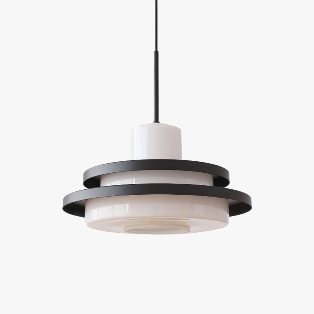 Hailie Middle Century Bauhaus Pendant Light Glass Dining Room Bedroom