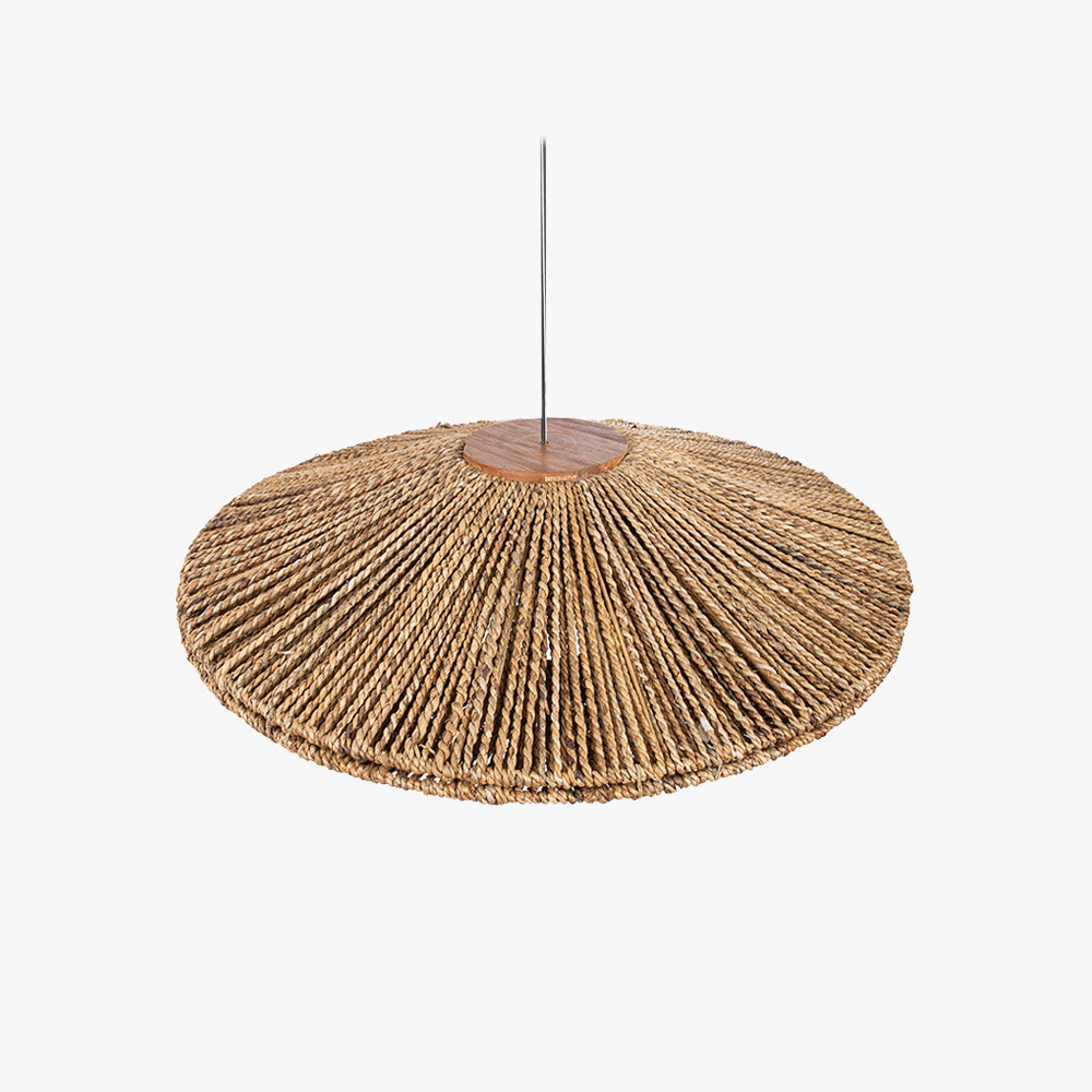 Muto Rustic Pendant Light Rattan Living Room Dining Room Bedroom