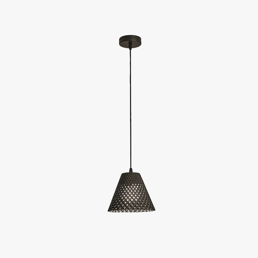 Hailie Modern Cone Woven Shape Pendant Light Bedroom Dining Room