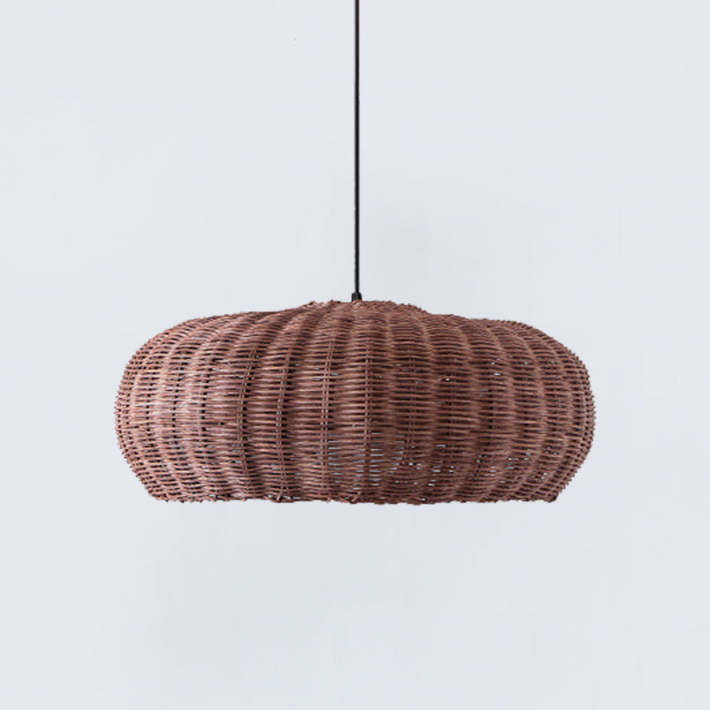 Muto Nordic Japanese Pendant Light  Rattan Bedroom Dining Room