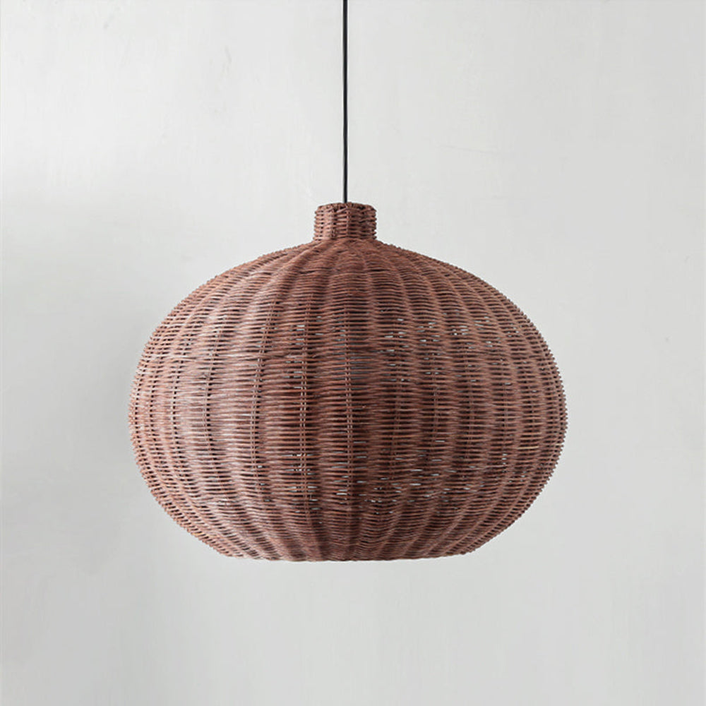 Muto Nordic Japanese Pendant Light  Rattan Bedroom Dining Room