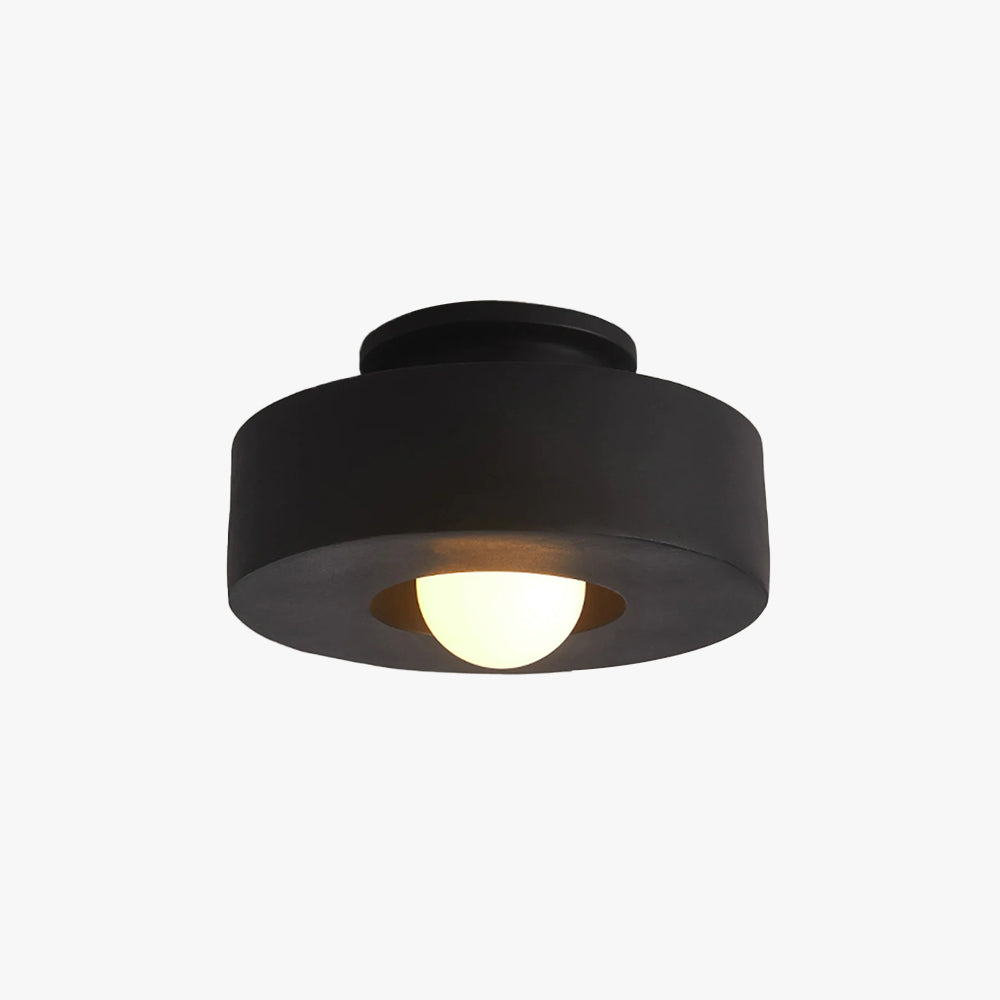 Morandi Nordic Macaron Flush Mount Ceiling Light Resin Bedroom