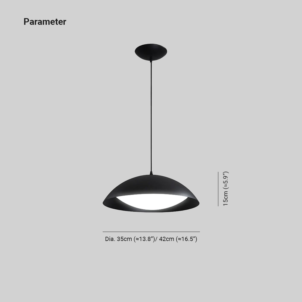 Hailie Modern Minimalist Pendant Light Metal Dining Room