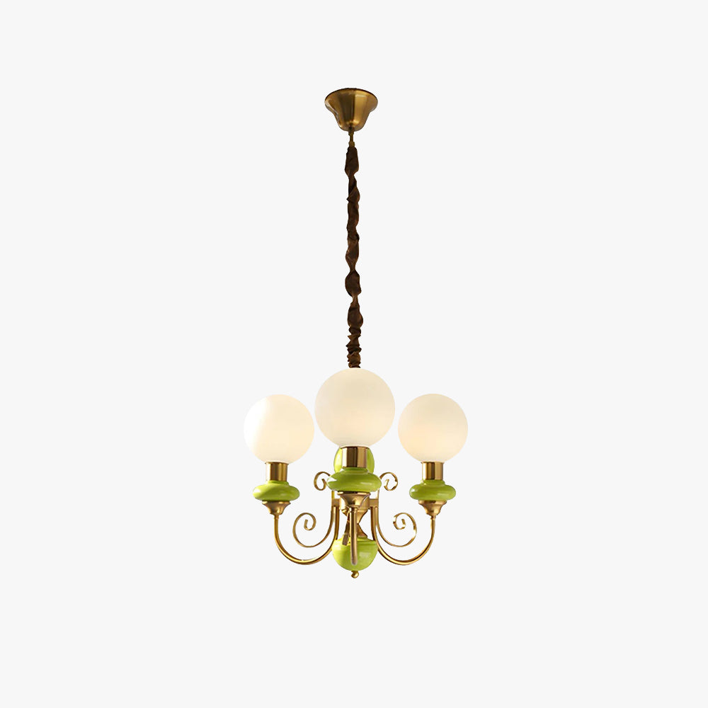 Valentina Modern Creative Chandelier Glass Metal Dining Room Living Room