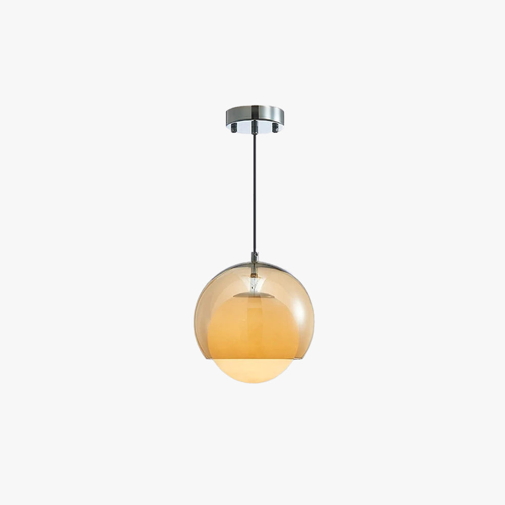 Valentina Minimalist LED Pendant Light Glass Living Room