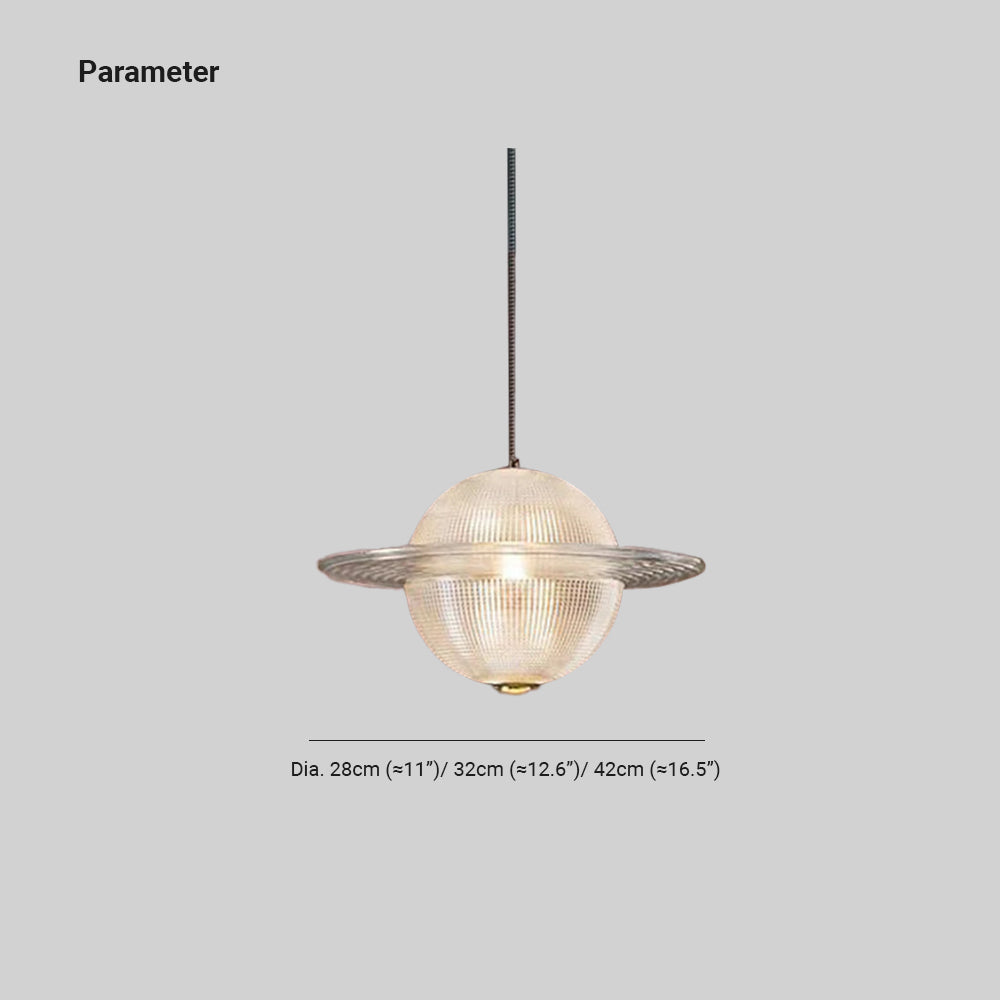 Hailie Modern Creative LED Pendant Light Metal Glass Living Room