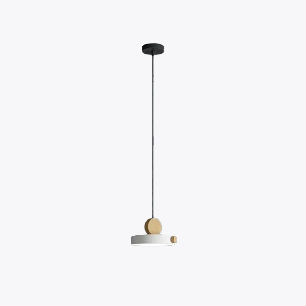 Morandi Design Pendant Light Metal Wood Living Room