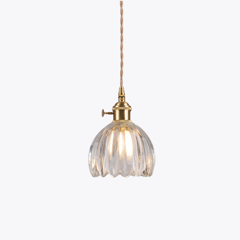 Hailie Retro LED Pendant Light Glass Living Room