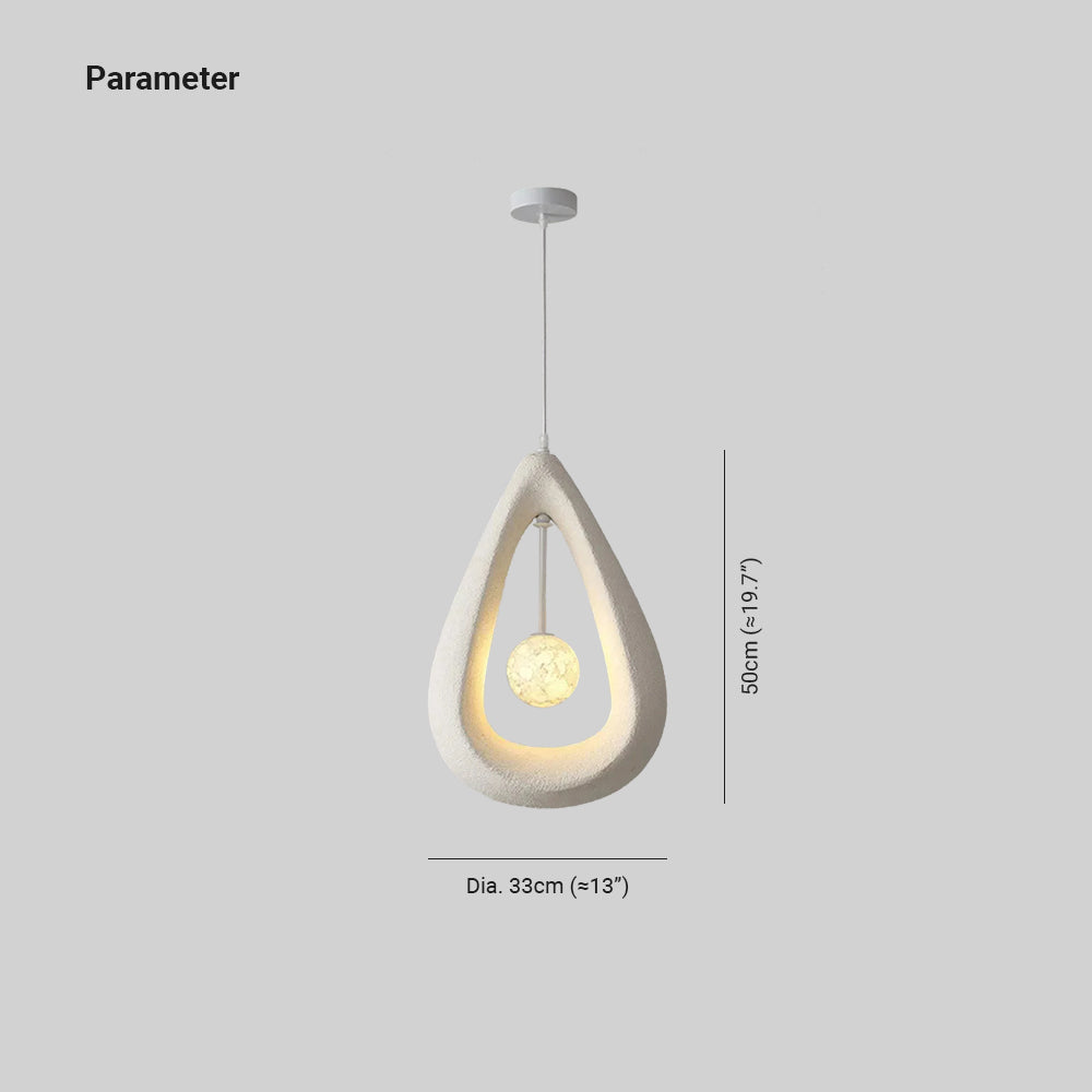 Byers Modern Hollow PVC Pendant Light Bedroom