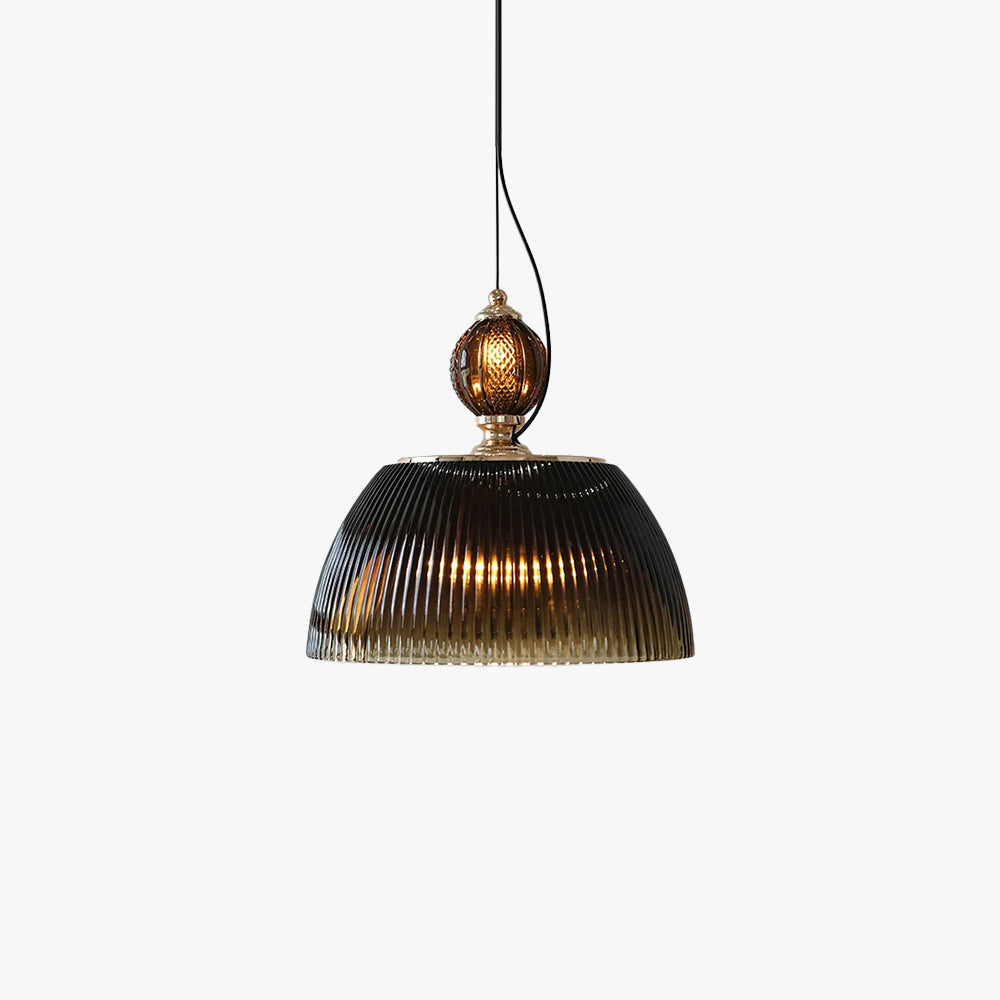 Alessio Retro Metal/Glass Pendant Light Living Room/Study/Bedroom