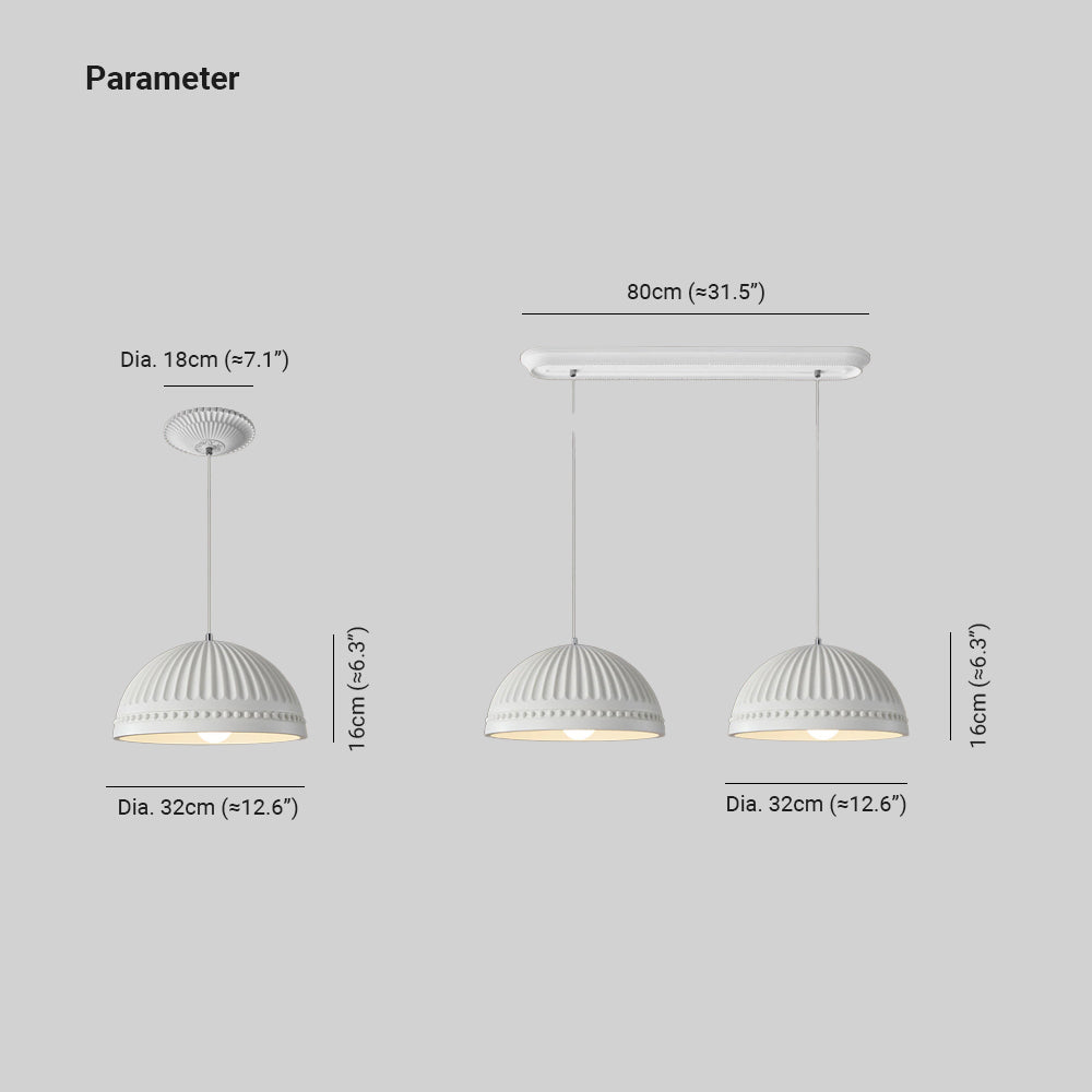 Elif Modern LED Metal/Resin Pendant Light Living Room/Study/Bedroom